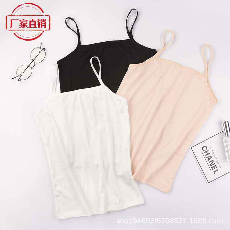 【Direct from Manufacturer】Solid Color Camisole for Women, Summer Versatile Base Shirt, Sleeveless Top, Small Vest 【Direct from Manufacturer】Solid Color Camisole for Women, Summer Versatile Base Shirt, Sleeveless Top, Small Vest