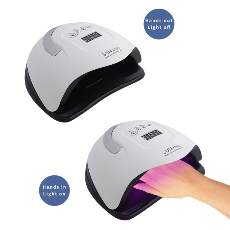 Lámpara de Fototerapia de Alta Potencia Transfronteriza sunx7max, Lámpara de Uñas Portátil, Herramienta de Manicura, Lámpara UV para Curar Uñas