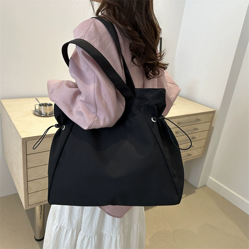 Shopping bag, capacious summer one-shoulder bag