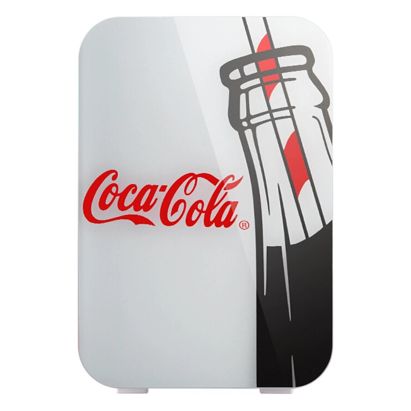 Автомобильный холодильник Coca-Cola, 6 л, белый, 12 В, 220 В, автомобильный, домашний, двойного назначения, общежитие, подарки, оптовая продажа, дропшиппинг