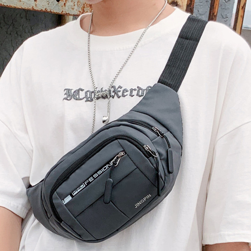 Men's Chest Bag, Waterproof, Thickened, Large Capacity, Outdoor Leisure Work Tool Bag, Mobile Phone Waist Bag, Sports Crossbody Bag Men's Chest Bag, Waterproof, Thickened, Large Capacity, Outdoor Leisure Work Tool Bag, Mobile Phone Waist Bag, Sports Crossbody Bag