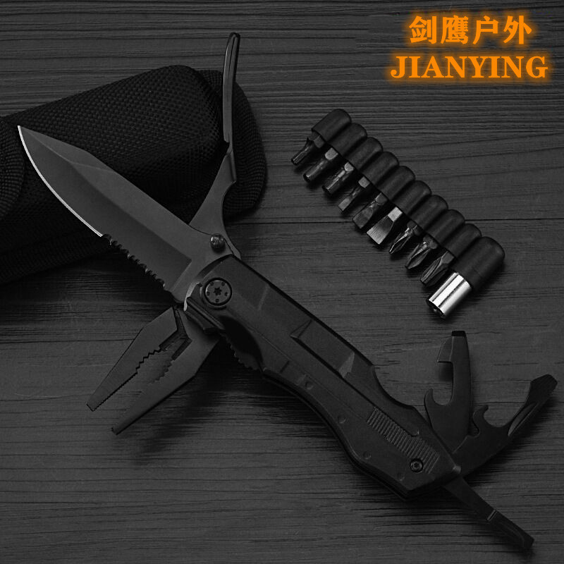 多功能刀钳跨境组合工具钳子新款户外折刀多功能折叠刀钳工厂批发