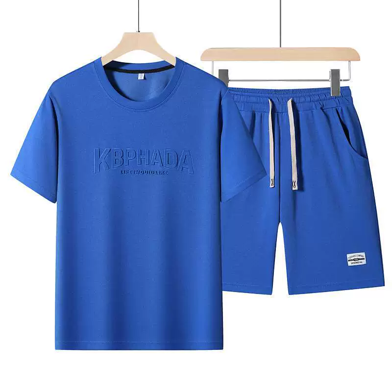 Мужской короткий костюм Wiletou 526 - новый летний тяжелый костюм, свободный молодежный красивый костюм для пары, повседневная спортивная одежда