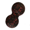Double ball 12x24 black+red dot