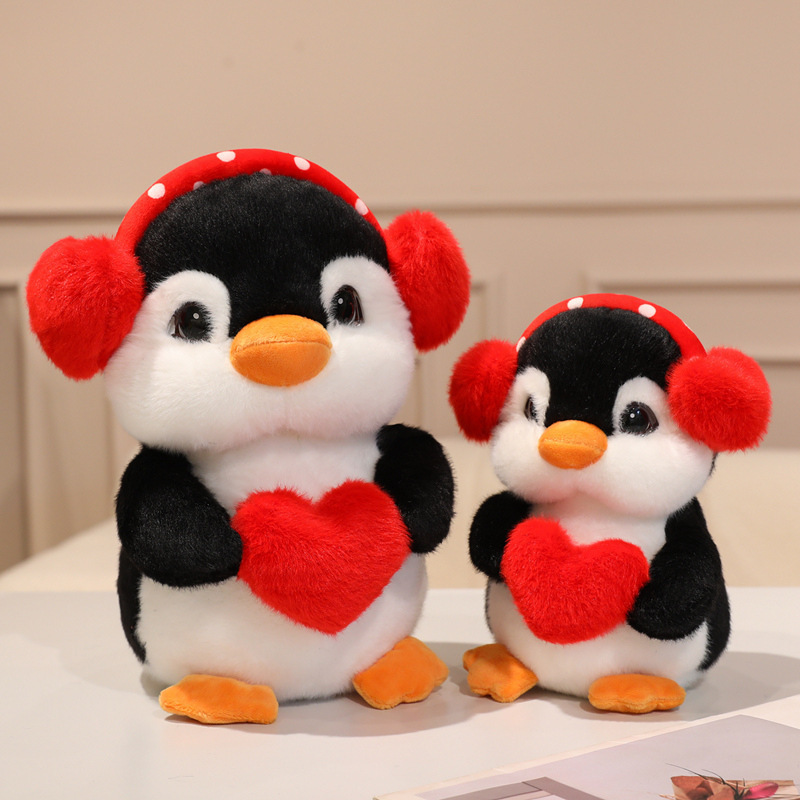 Círculos animados con auriculares muñecas juguetes de peluche muñecas de amor niñas acompañadas muñecas de tela tranquilizadora