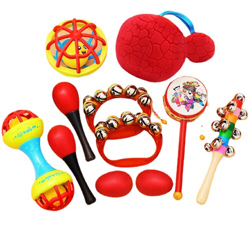 Baby Toys Educational Early Learning 3 Newborn Rattles for Small Babies 2-3 Months 0-1 Year 4 Grasping Training 6