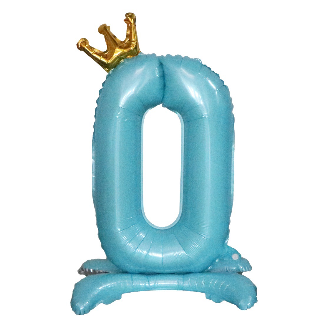 De pie digital corona de 32 pulgadas fiesta de cumpleaños digital decoración de la boda escena de diseño de película de aluminio de 32 pulgadas globo de pie