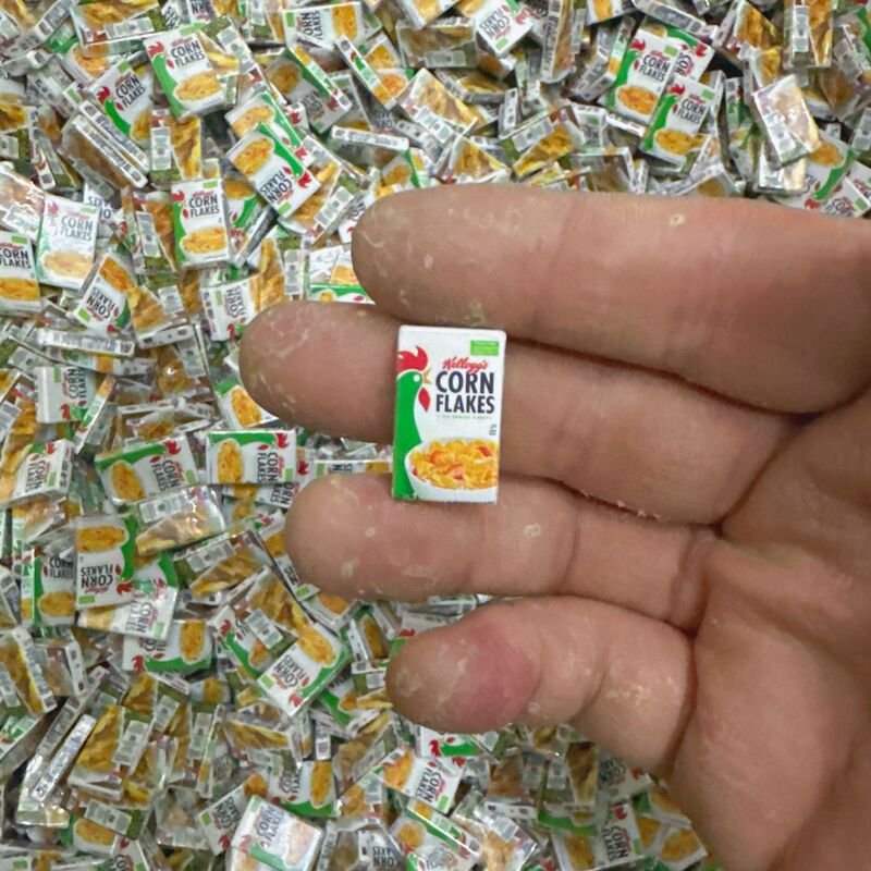 正版超市盲袋微缩迷你惊喜玩具超市超迷你火鸡麦片隐藏创意模型|undefined