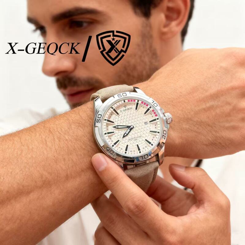 Cross-Border New Concept Watch Men's Waterproof Quartz Watch Large Dial Luminous Fashion Fully Automatic Non-Mechanical Watch for Men
