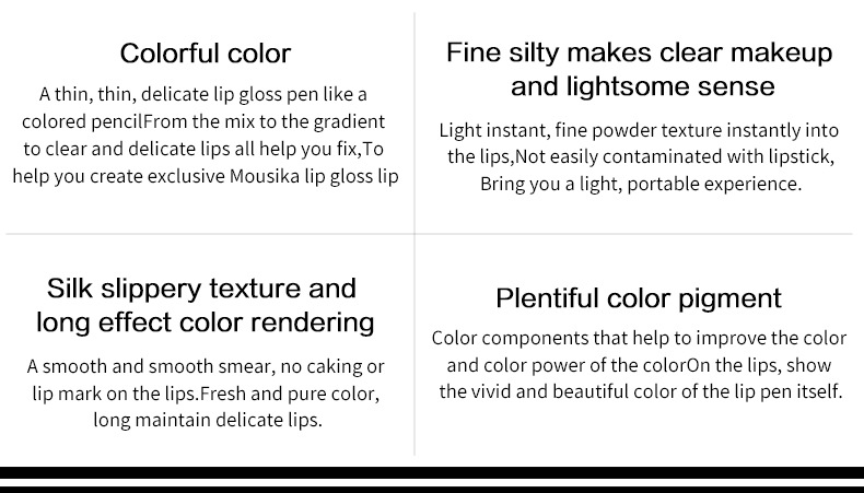VIBELY European and American export matte non-stick cup lip liner lipstick 12-color line lip liner makeup cross-border wholesale Item Picture