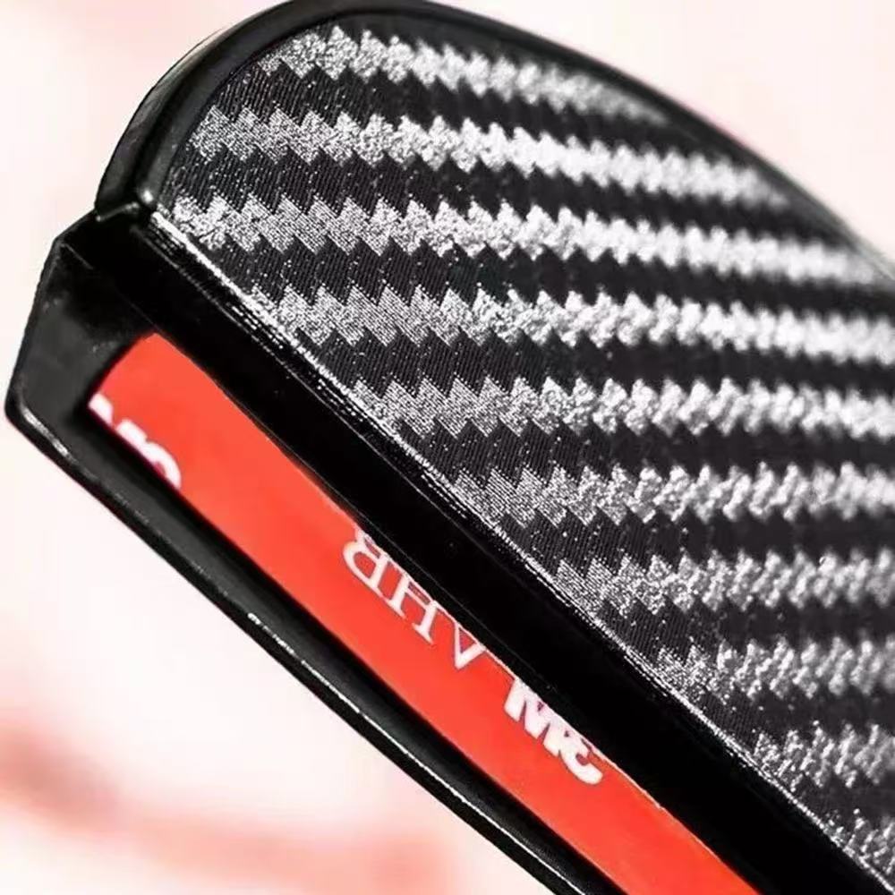 Customizable Cross-Border Car Rearview Mirror Rain Shield, Thickened Carbon Fiber Texture Rearview Mirror Rain Guard