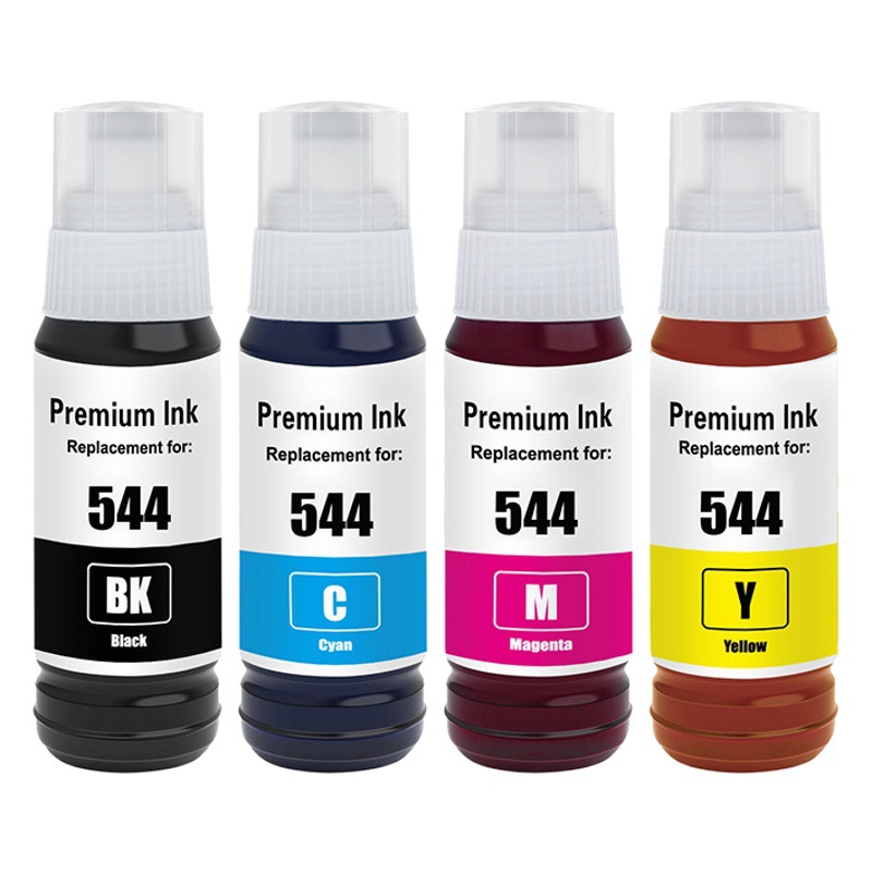 Adecuado para Epson 544 tinta de inyección de tinta de color Epson L3110 L3150 impresora T544 tinta