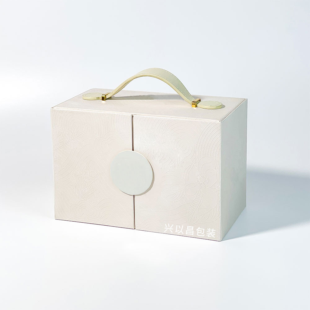 手提款双开门礼盒创意抽屉礼盒商务活动高档伴手礼包装品批发工厂