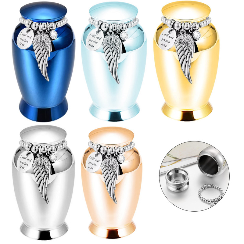 Amazon's new pet urn for ashes, memorial urn for loved ones' pets, aluminum alloy moisture-proof urn