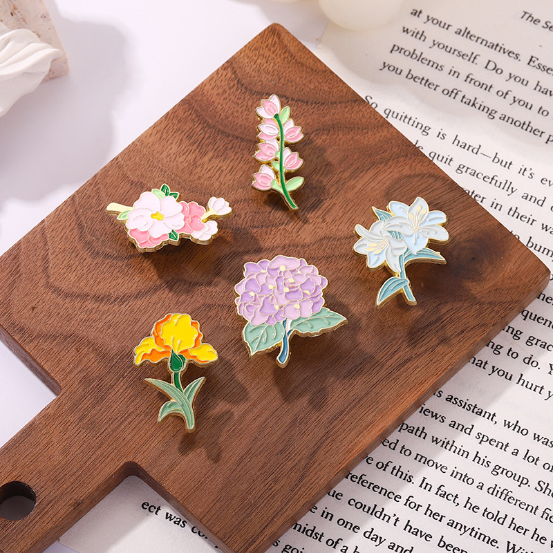 Pastoral Flower Alloy Stoving Varnish Unisex Brooches display picture 9