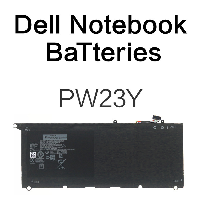 Suitable for Dell 7800Mah Xps13-9343 9350 P54G Laptop Battery Pw23Y Suitable for Dell 7800Mah Xps13-9343 9350 P54G Laptop Battery Pw23Y