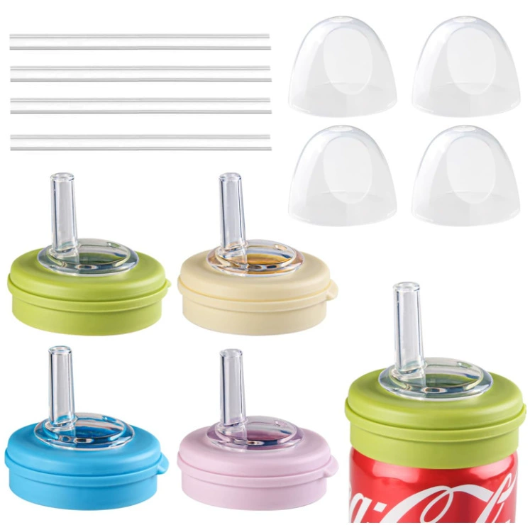 Адаптация для банок-колы крышка пивной чашки пыленепроницаемая крышка от насекомых с силиконовой соломкой может быть мини-чашкой для воды