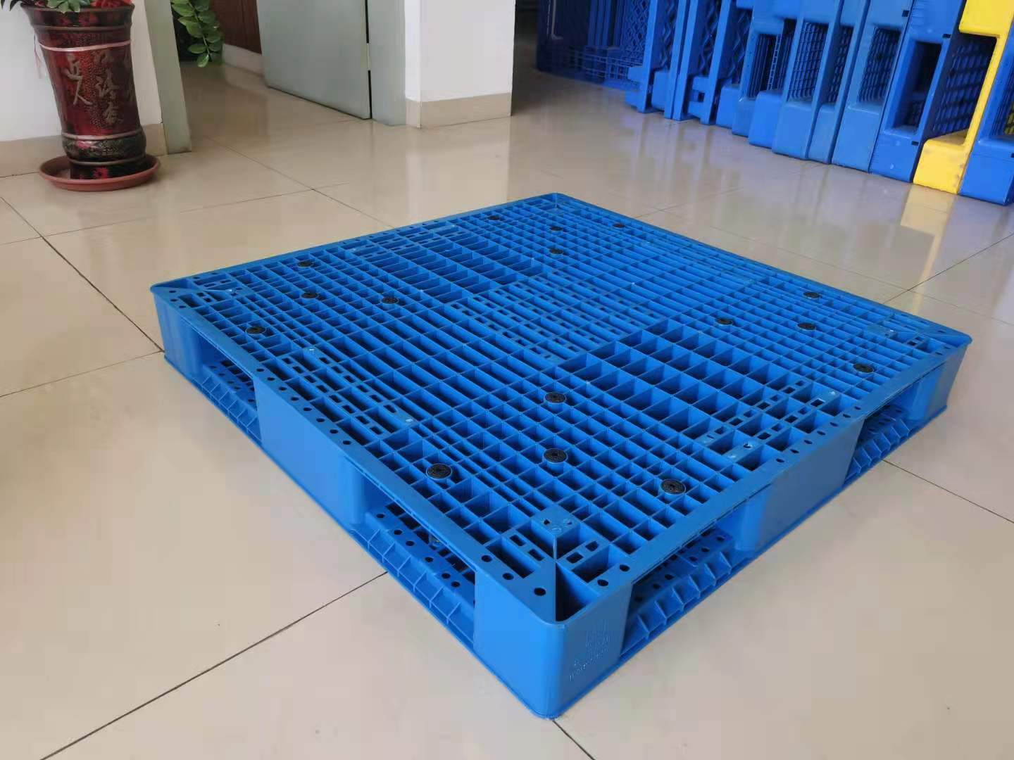 供应塑料托盘网格双面1200*1000*150mm焊接双面托盘两面一样托盘