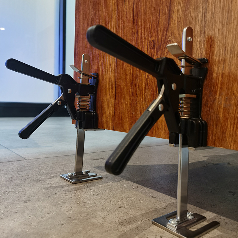 Dispositivo de elevación del regulador de altura del azulejo del hogar Dispositivo de elevación Puerta antirrobo del Gabinete Dispositivo de ajuste fino de altura superior profesional Jack