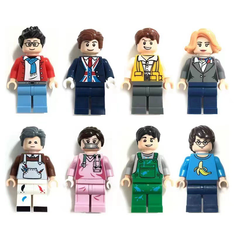 Минифигурки набор (Lego) — assorted минифигуры и транспорт, коллекционная серия, подарок