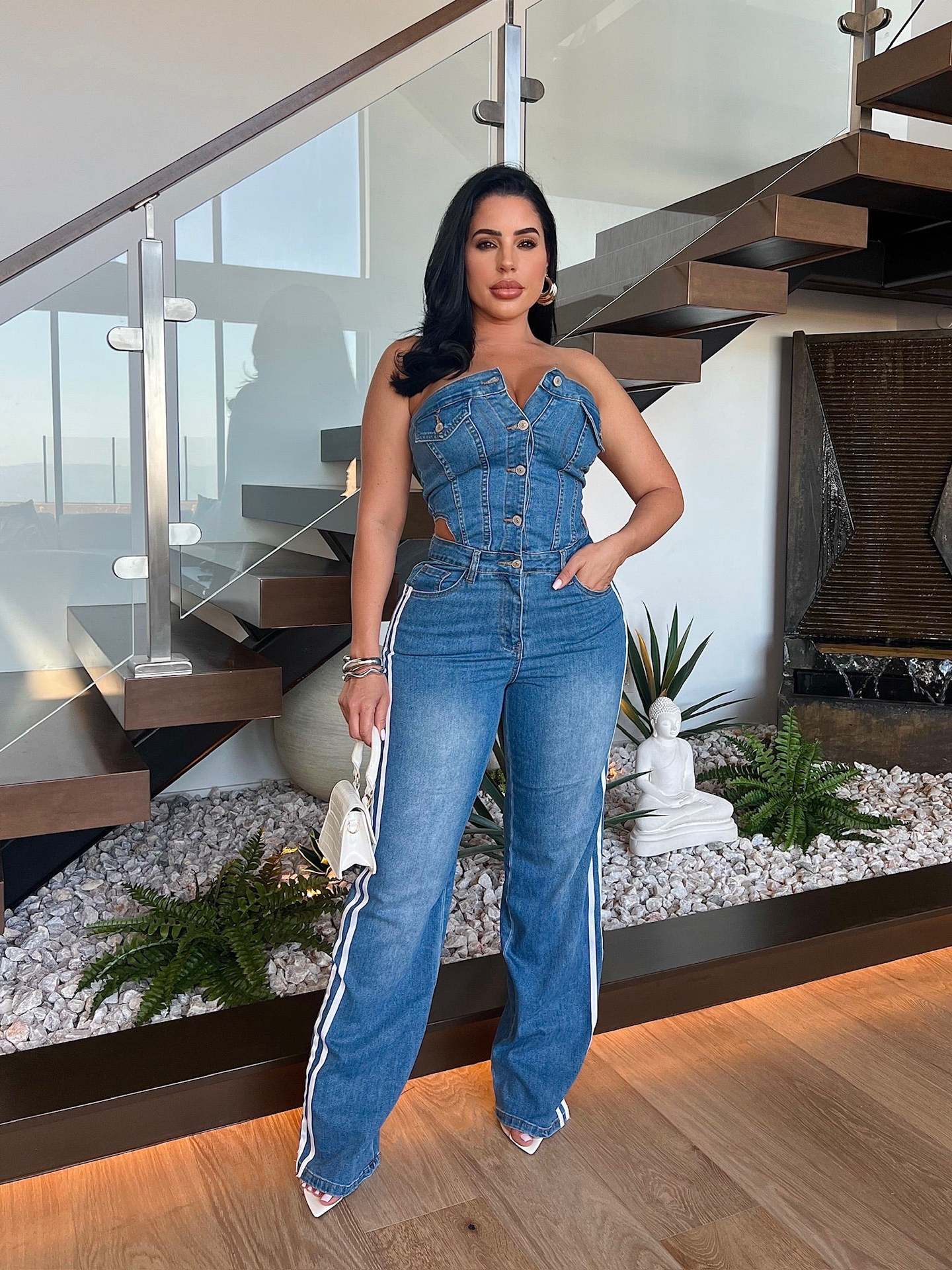 Sleeveless Sleeve Length Women's Daily Bodysuits Casual Solid Color Full Length Jumpsuits