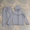 Dark gray suit
