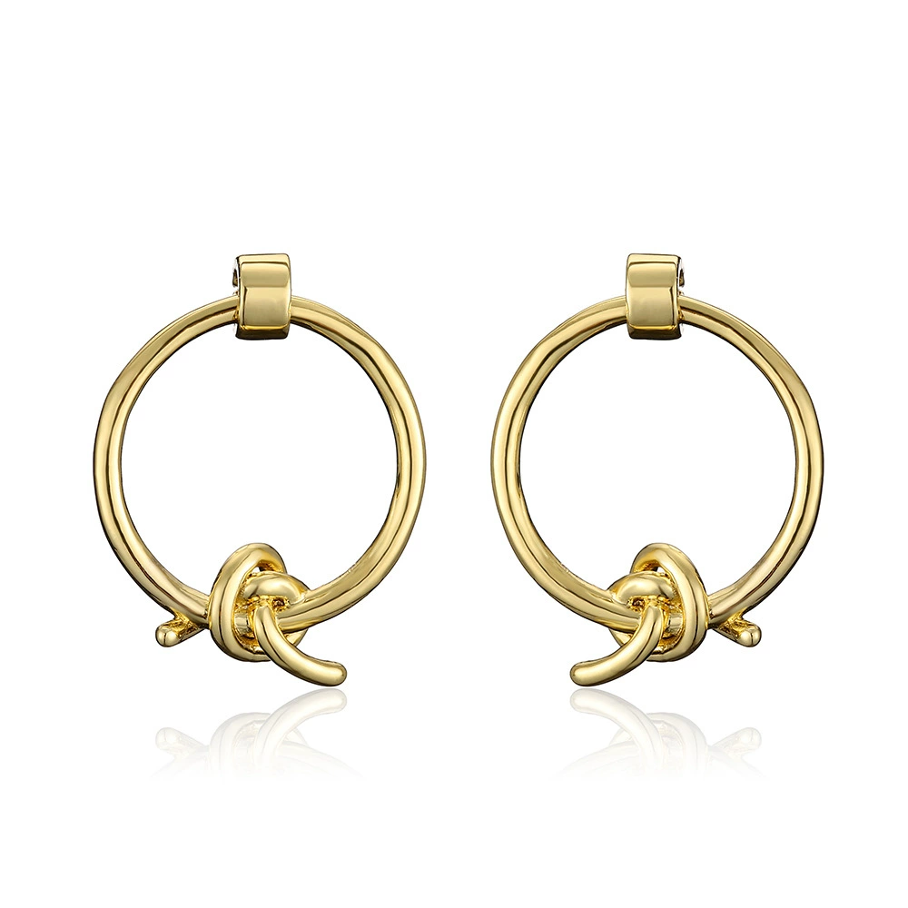Creative copper brand earrings, accessory, European style