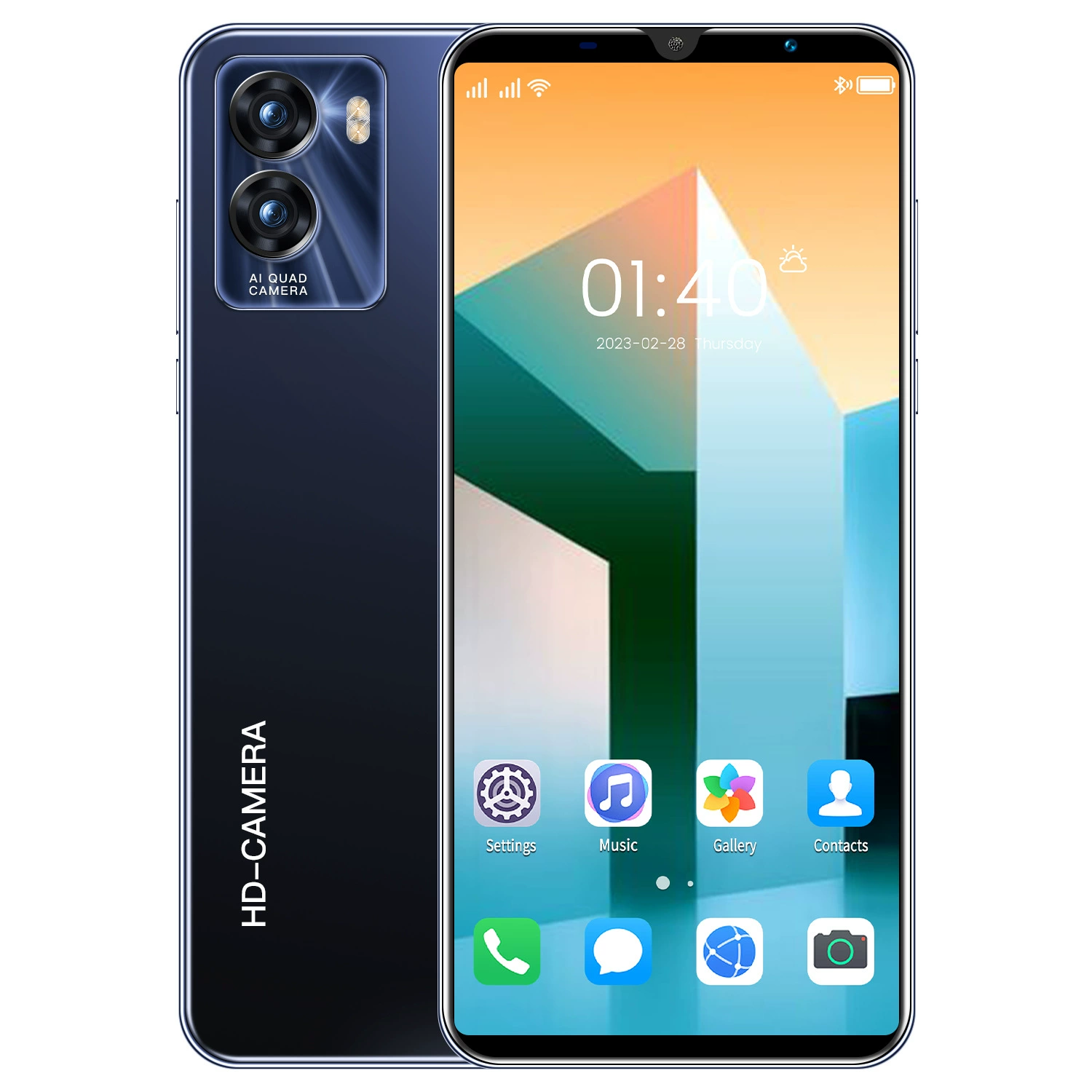 Смартфон R35, 5.5-дюймовый дисплей, 512 ГБ памяти, Android 12, 5G, 4800 мАч