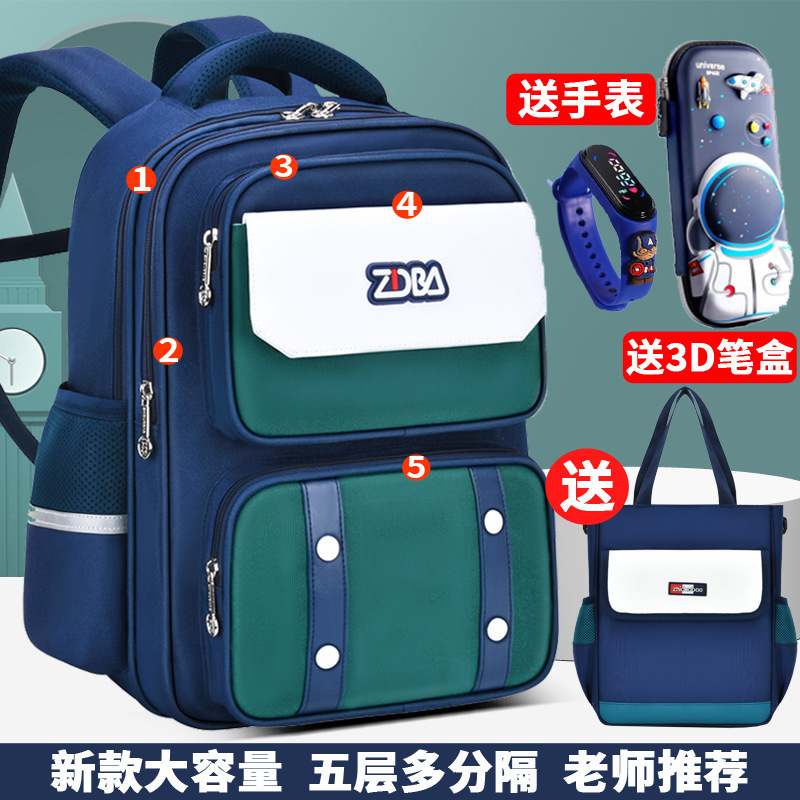 Nuevas mochilas escolares para niños y niñas de grado 1 - 3 - 6 escolares británicos para niños mochilas al por mayor