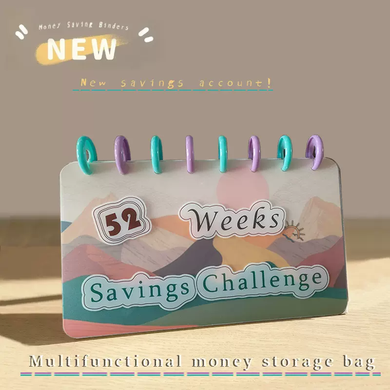 亚马逊热销 52 Week Savings Challenge 52周存钱挑战 存钱笔记本