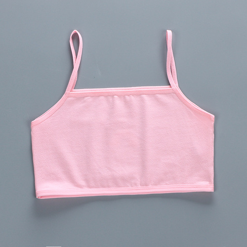 Children's bra, development period, small vest, summer pure cotton, thin, breathable, 9-14 years old, medium and large children's tube top 13 wraps 15