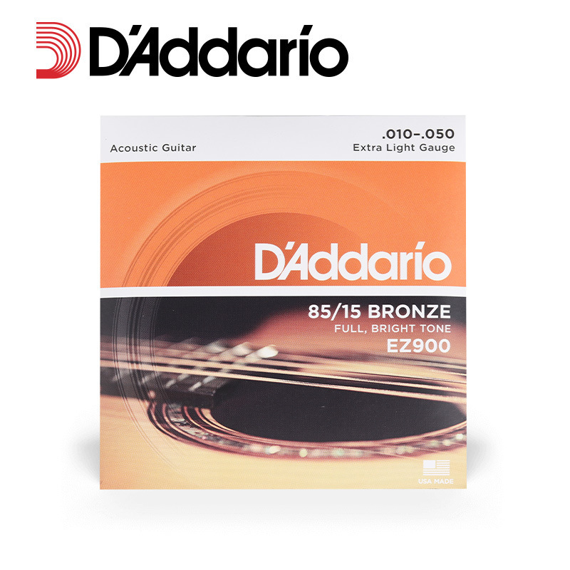 アメリカ製 D'Addario フォークギター弦 正規品 木製ギター弦 6本セット EJ16 リン銅真鍮|undefined