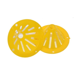 蜂箱蜜蜂黄色锥形跑出器蜂箱巢门蜜蜂进出养蜂工具塑料逃跑器