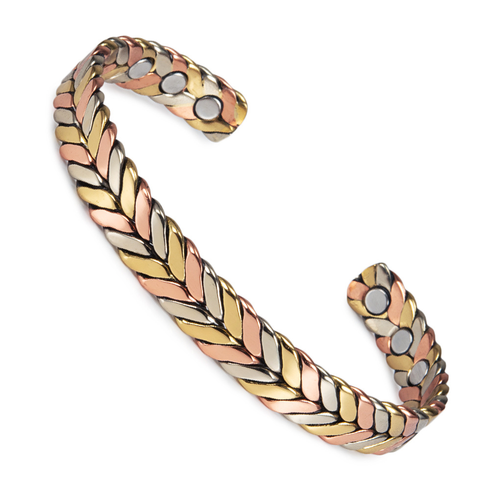 28g Weight Bangle Classification 1 Piece Quantity Daily Occasion Women's Unisex Retro Bangle Geometric Horse Copper Men Cuff & Bangle