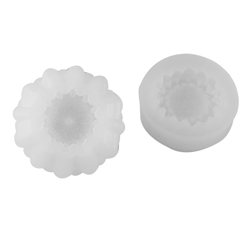 Sol tridimensional girasoles banana molde de goma de goma DIY perfumado tira magnética colgante de automóvil molde de goteo