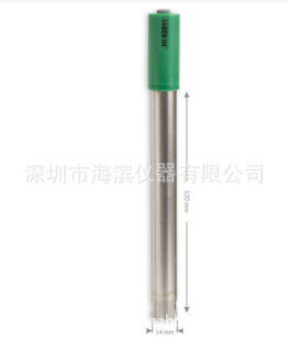 HI629113内置温度传感器钛电极机身酸度pH电极哈纳