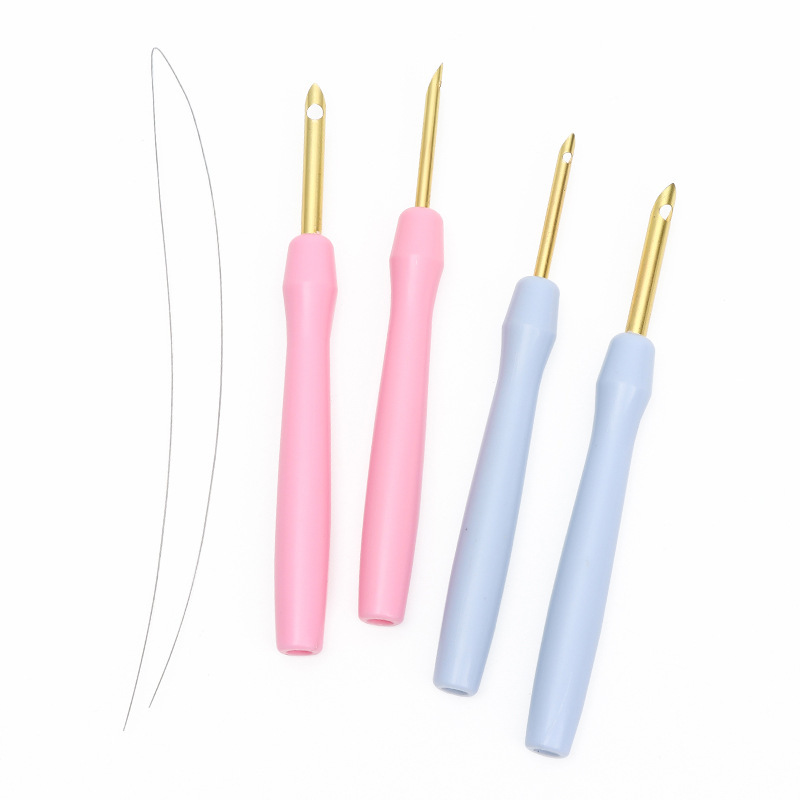 Bolígrafo de mango de plástico nuevo transfronterizo, pinza rusa, pinza de bordado, pinza de lana gruesa, pinza, pinza de bordado