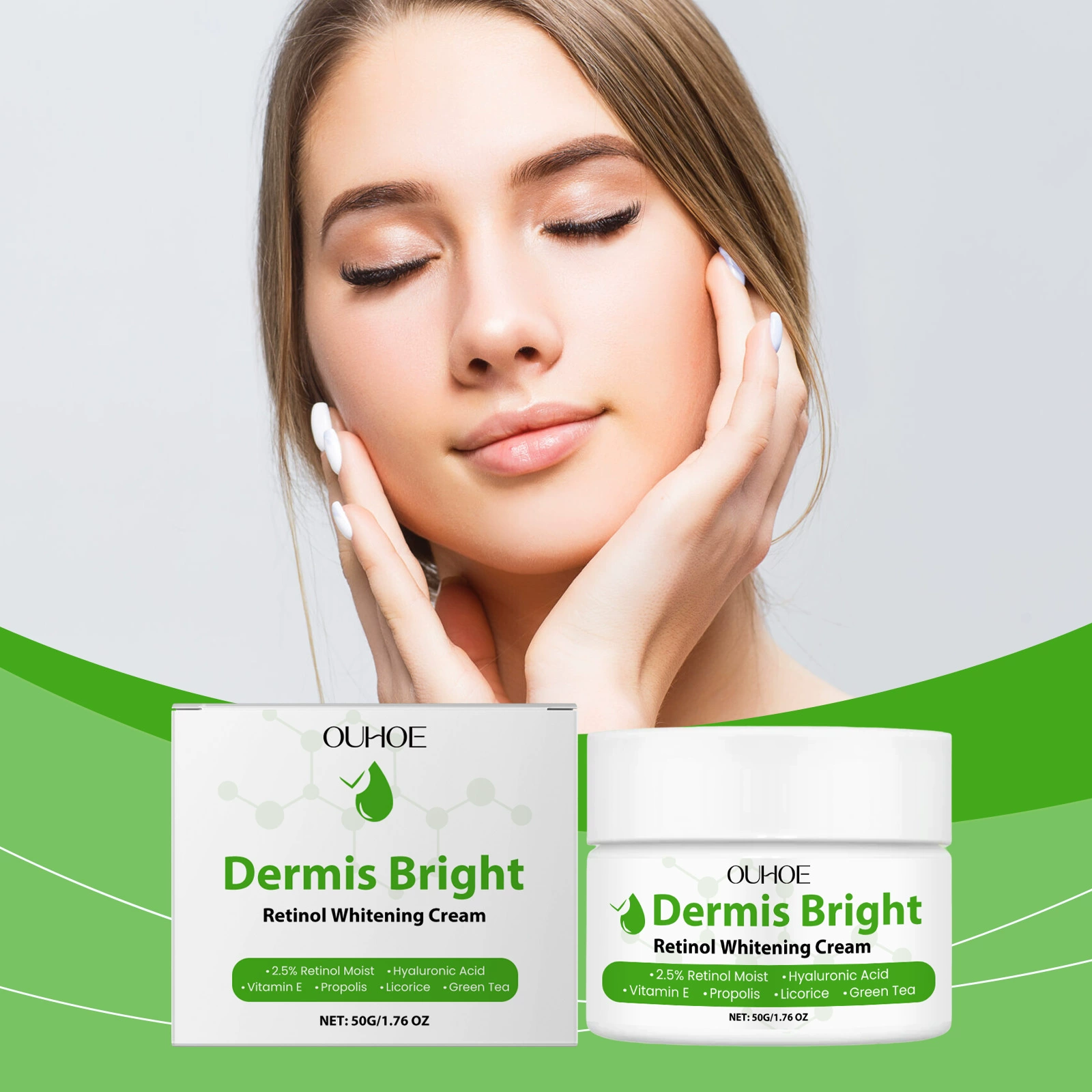 OUHOE ретинол крем для ухода за кожей ретинол Экстракт ретинол нежный и увлажняющий крем для ухода за кожей лица