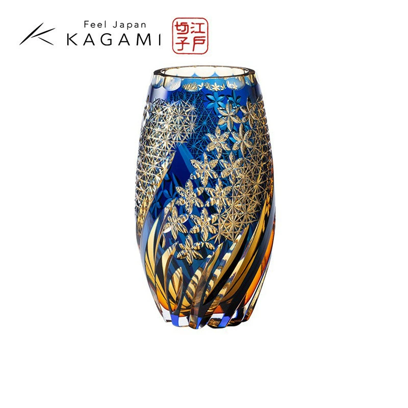 Япония KAGAMI Эдо Срезанный набор хрустального стекла