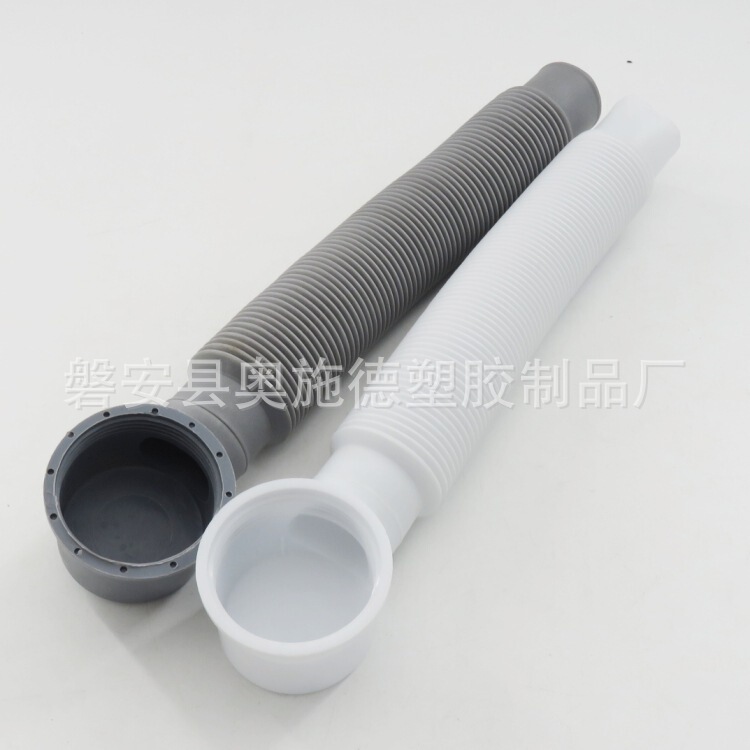 Bathtub downcomer drain hose shower room wooden bucket drain tub bath bucket drainer lengthened outlet pipe