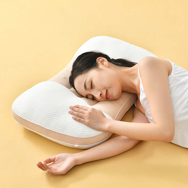Granular Massage Pillow Partitioned Neck Pillow Core Washable Machine Washable Long-term Use Without Collapse Student Home Use