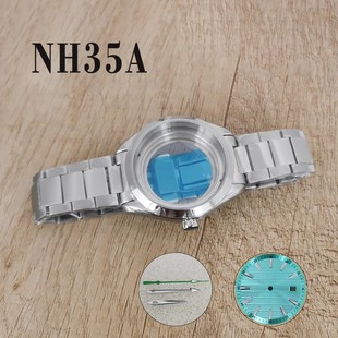 Watch accessories 41MM sapphire glass fine steel watch case strap literal pointer suitable for NH35/36 movement