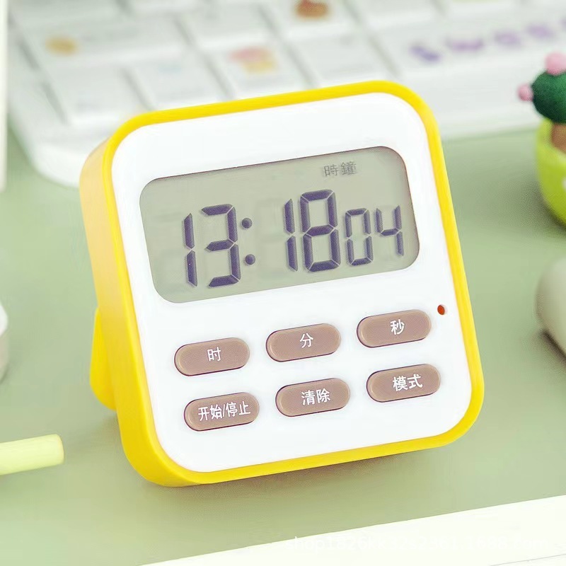 工場製作タイマー自律タイマーキッチンリマインダー学習カウントダウンフラッシュ付き電子目覚まし時計|undefined