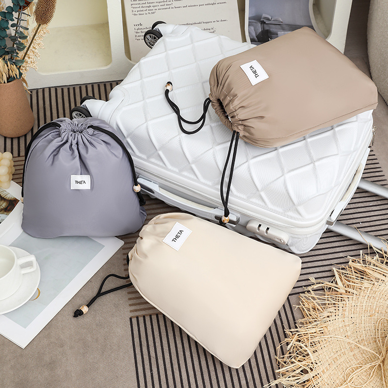 Bolsa de almacenamiento portátil de viaje tipo abrazadera multifuncional ropa zapatos ropa interior calzoncillos bolsa de acabado de cuerda de extracción bolsa de polvo