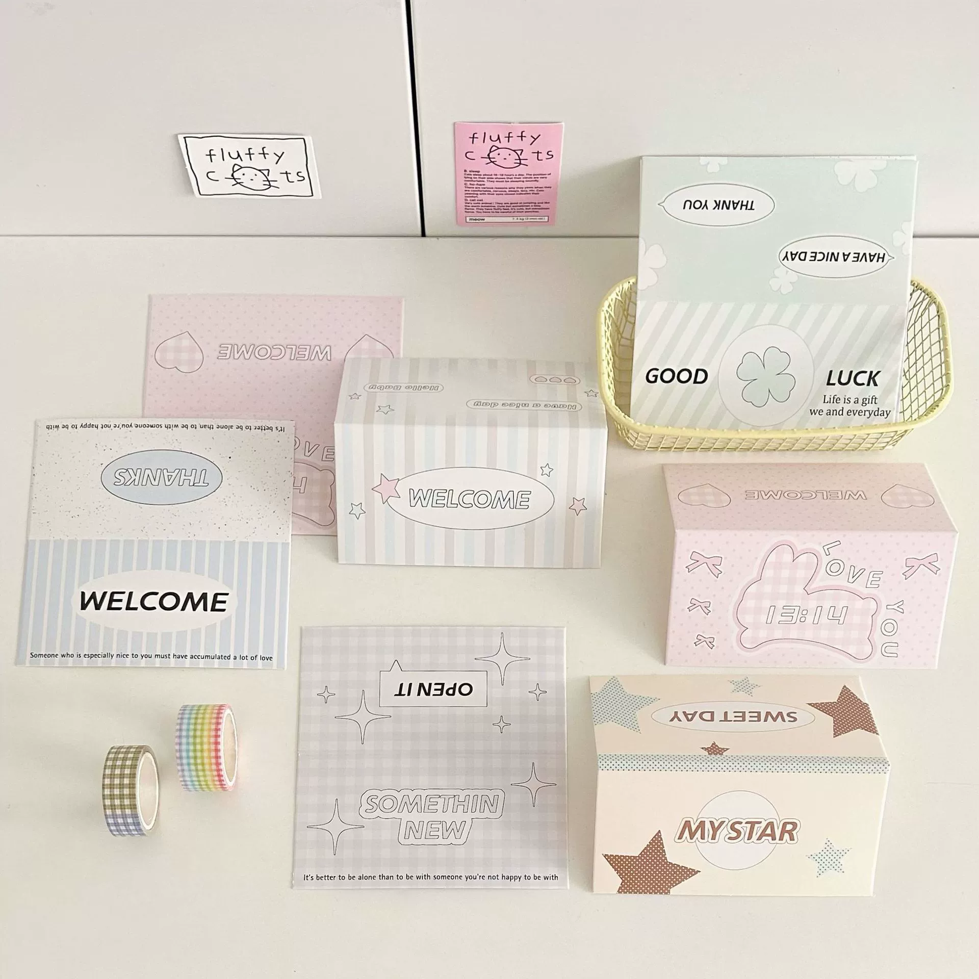 Оригинальный корейский стиль простой в стиле складной большой карты голова звезды чеканка ювелирных изделий подарочные карты Упаковка карты упаковочный материал