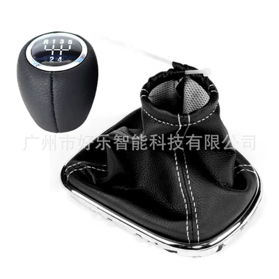 Cab and accessories | for Chevrolet Cruze Chevrolet - sk-chevy46-black-leather-white-stitch-set-r5-speed-seamless-black-leather-tip-two-piece-set