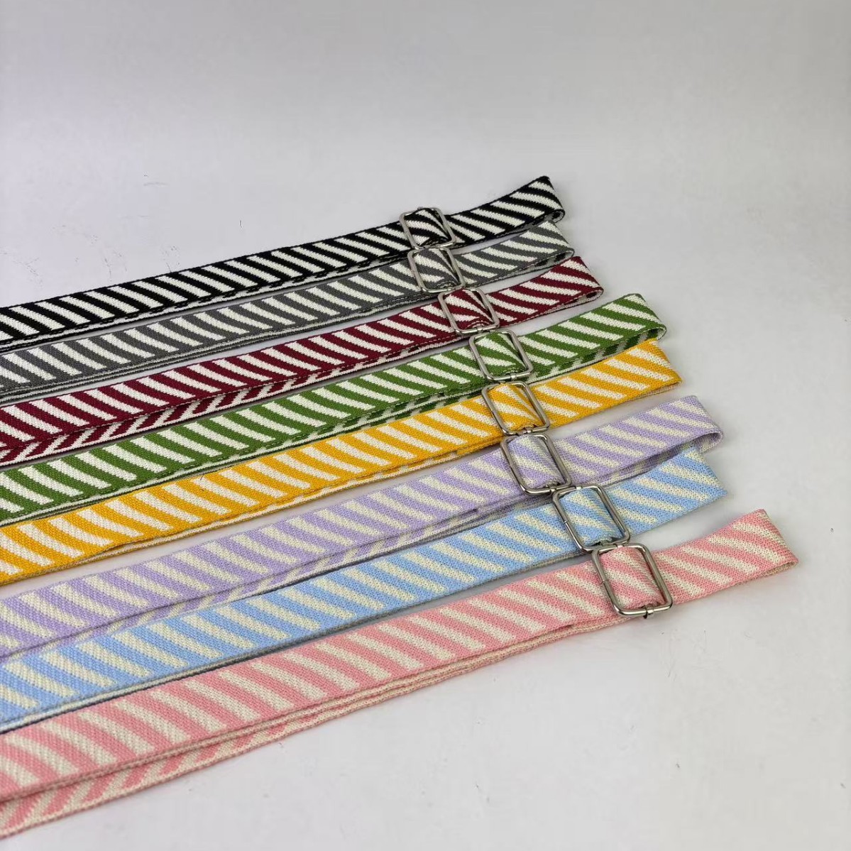 New Style Wide Shoulder Strap Woven Material Adjustable Bag Accessories Single Shoulder Crossbody Bag Long Shoulder Strap Diagonal Pattern Woven Bag