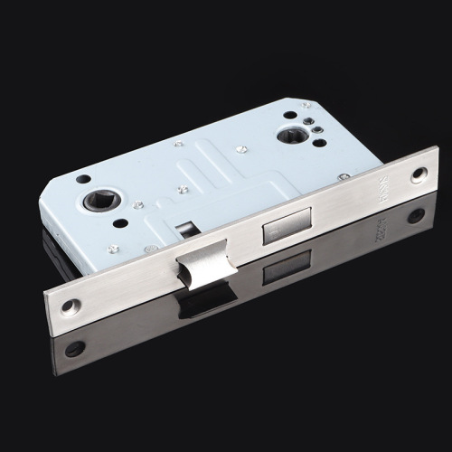 Fire door lock complete set of stainless steel solid handle fire door lock fire door lock aisle lock passage door pipe well lock