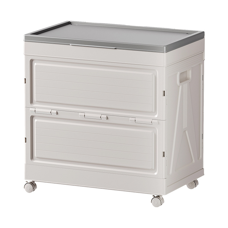 Caja de almacenamiento de juguetes Caja de almacenamiento plegable Sala de estar para el hogar Caja de almacenamiento de ropa y artículos diversos Gabinete de almacenamiento de gran capacidad con tapa abatible