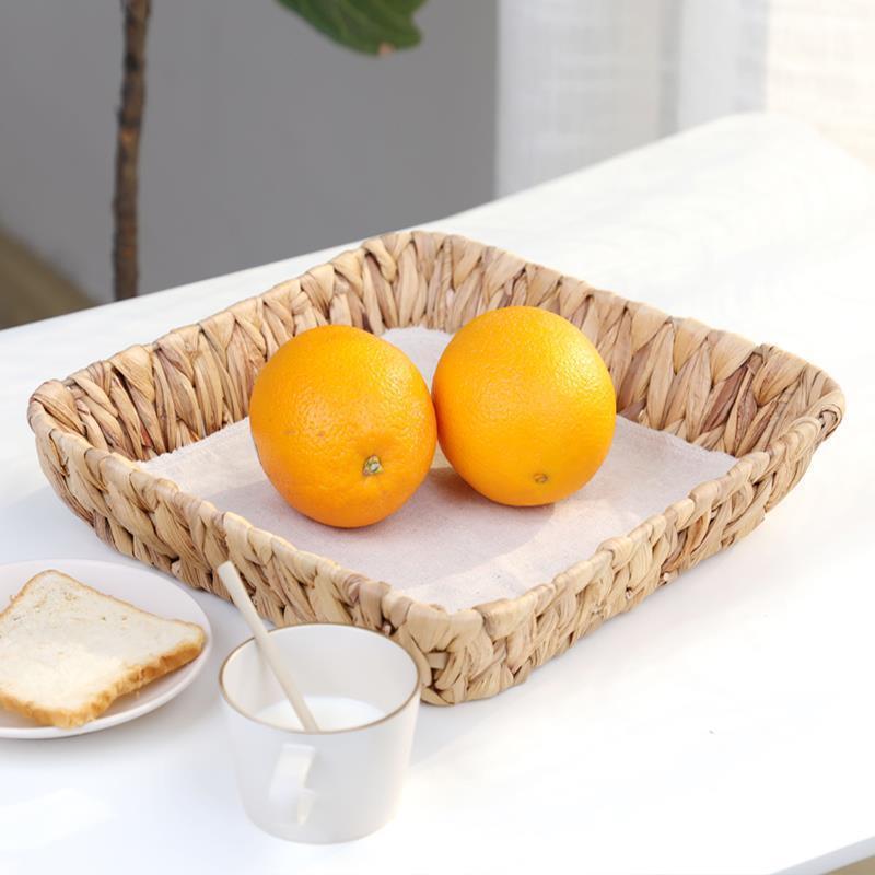 Exported To Europe America Hot-Selling Japanese-Style Kitchen Basket Gourd Desktop Grass Storage Box Tray Wholesale And_voghion.com